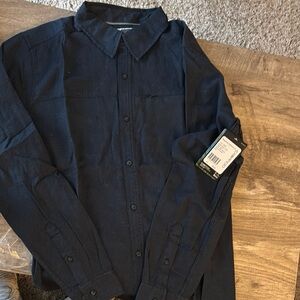 Men’s exofficio long sleeve button down Bugs away Talaheim navy marine